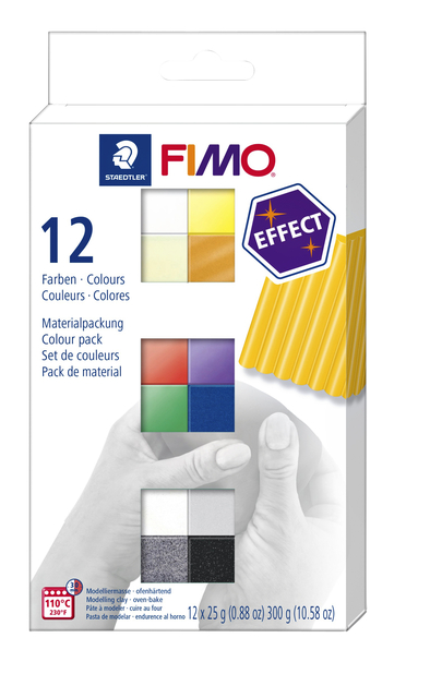 Klei Fimo effect colour pak à 12 basis kleuren afbeelding