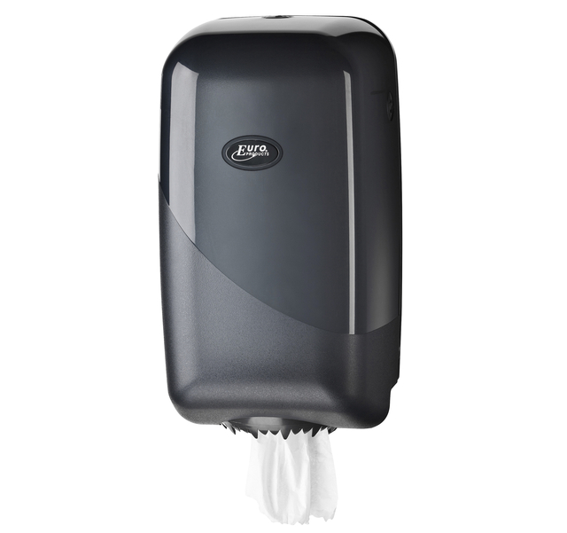 Poetspapierdispenser Pearl Line P17 klein zwart 431155 afbeelding