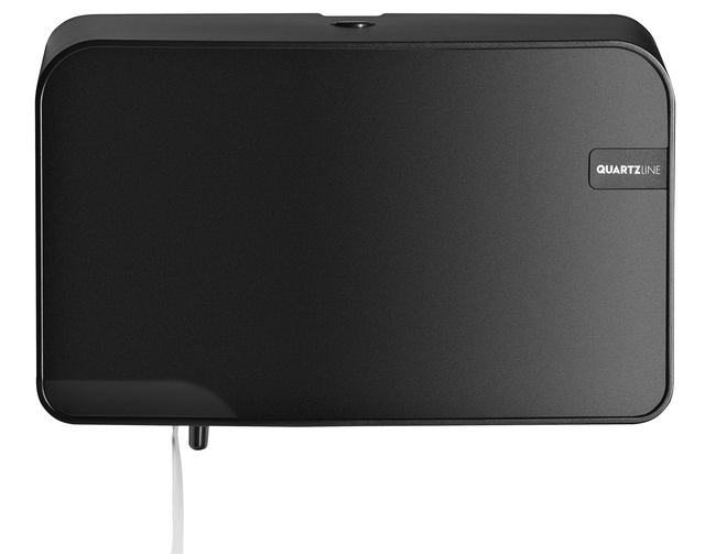 Toiletpapierdispenser Quartzline Q2 klein duo zwart 441052 afbeelding
