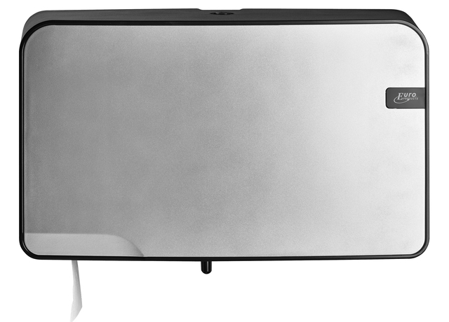 Toiletpapierdispenser Quartzline Q5 jumbo klein duo zilver 441097 afbeelding
