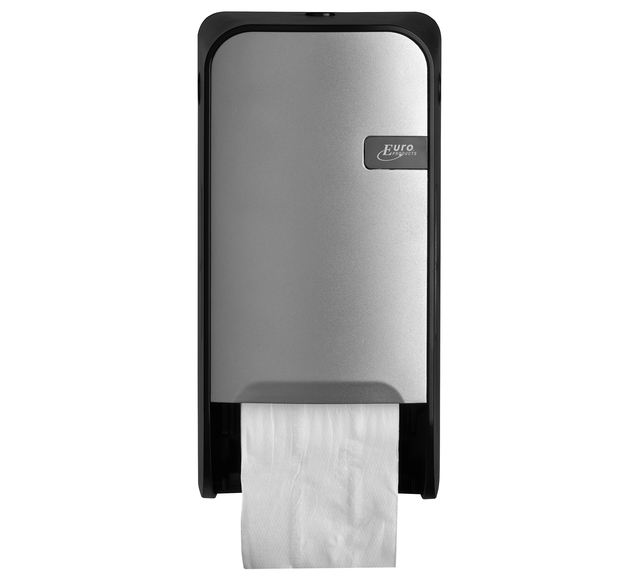 Toiletpapierdispenser Quartzline Q1 systeemrol duo zilver 441091 afbeelding