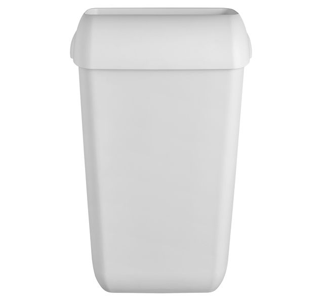 Afvalbak Quartzline open inworp 43 liter wit 441404 afbeelding