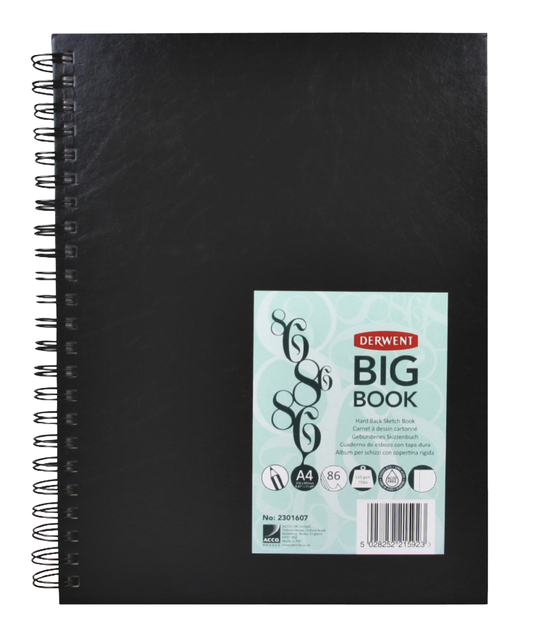 Schetsboek Derwent Big Book A4 harde kaft afbeelding
