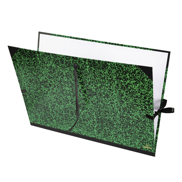 Tekenmap Canson Classic 780x1150mm lintsluiting groen afbeelding