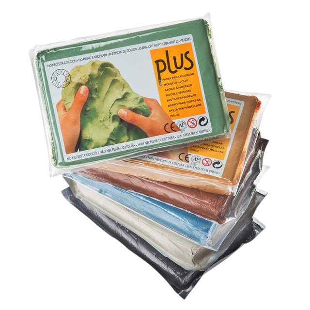 Klei Plus 1kg zwart afbeelding