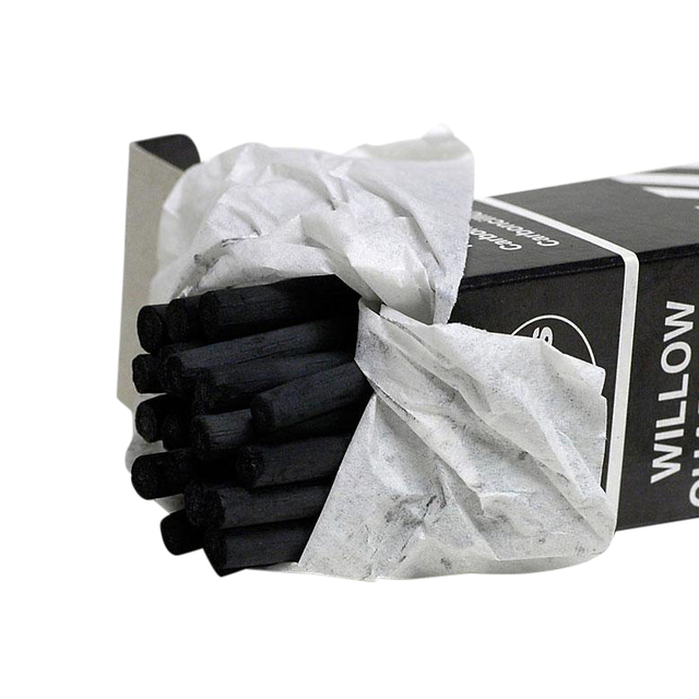Houtskool Coates 5-6mm doos à 25 stuks afbeelding