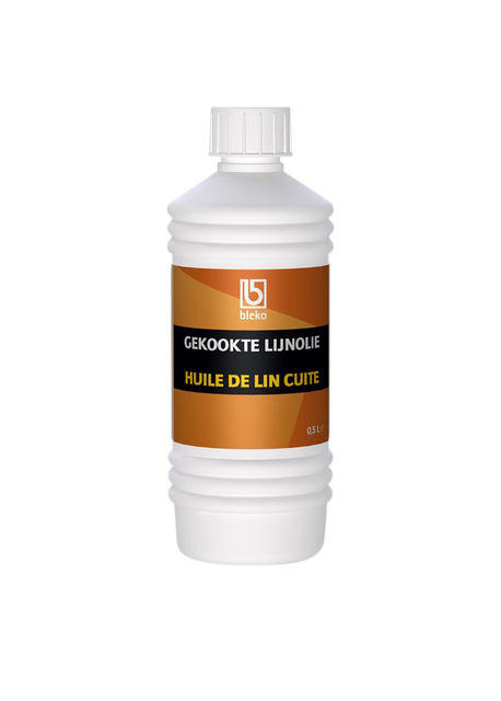 Lijnolie Bleko gekookt 500ml afbeelding