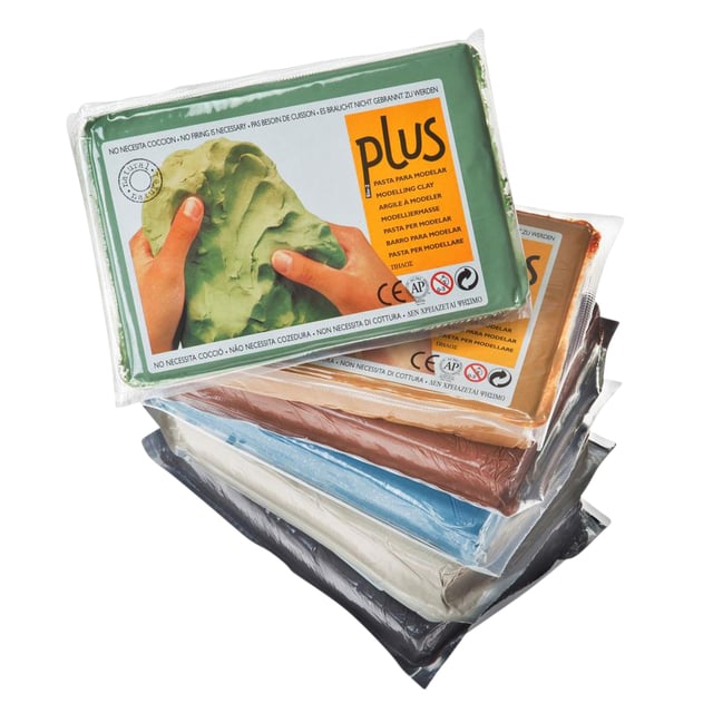 Klei Plus 1kg terracotta afbeelding