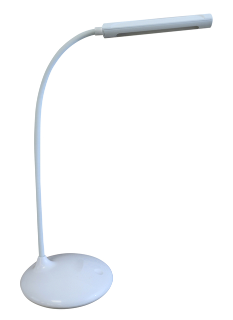 Bureaulamp Unilux Nelly led wit afbeelding