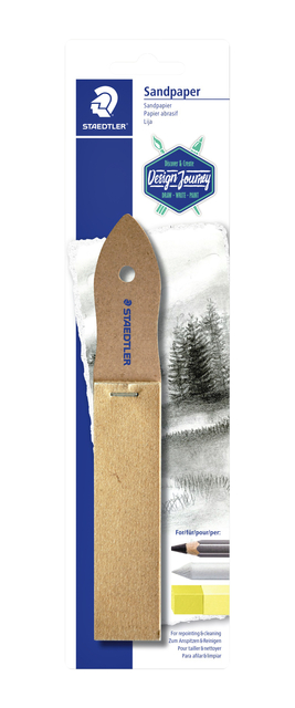 Sandpaper Staedtler voor potloden blister 12 vel afbeelding