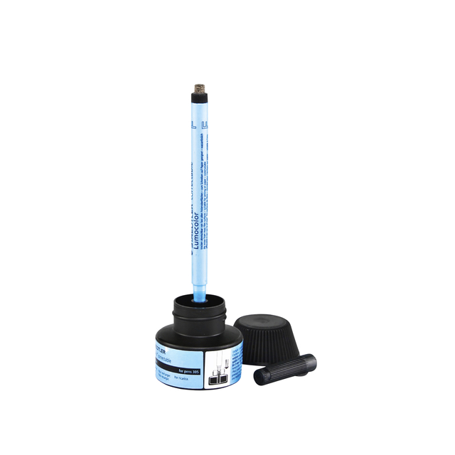 Viltstiftvulling Staedtler Lumocolor 305 non permanent correctable zwart afbeelding