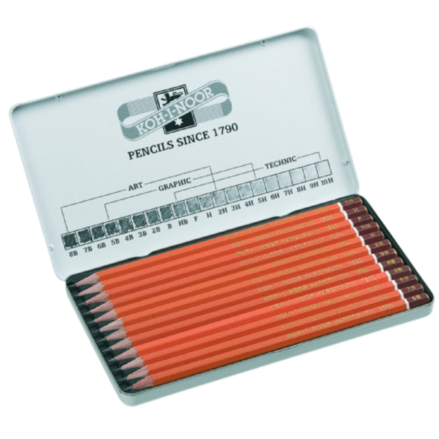 Potloodstift Koh-I-Noor 1502 Artset 8B-2H afbeelding