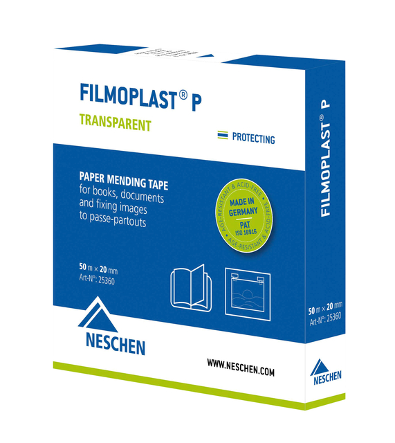 Filmoplast P 2cmx50m transparant afbeelding