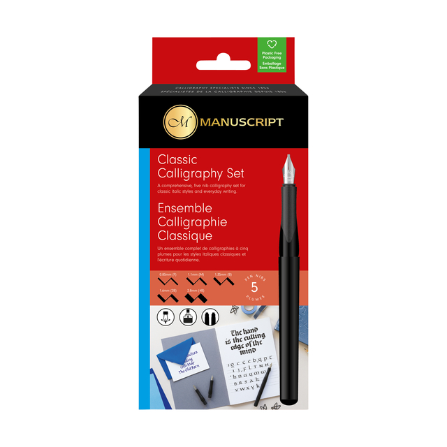 Kalligrafiepen Manuscript MC1185 classic 5-delig afbeelding