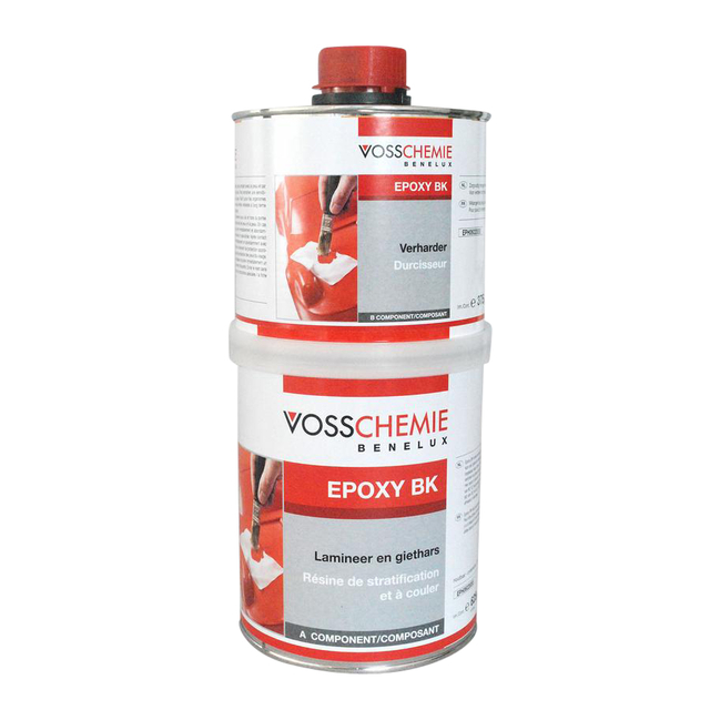 Epoxy-BK Voss hars 1kg + verharder afbeelding