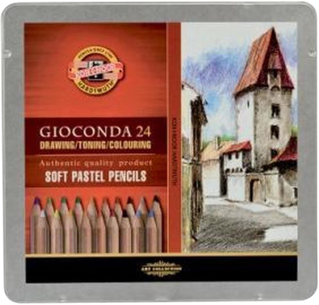 Pastelpotlood Koh-I-Noor gioconda 24 assorti afbeelding