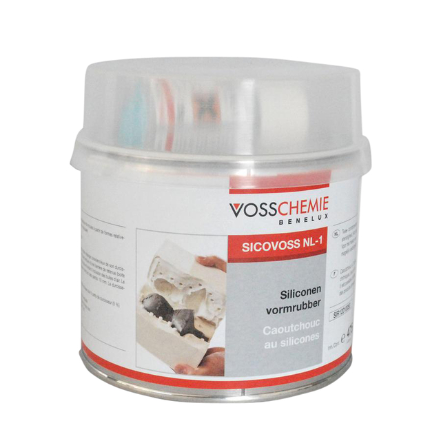 Vormrubber Voss siliconen 500gr + verharder afbeelding