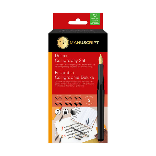 Kalligrafiepen Manuscript MC1155 deluxe 6-delig afbeelding