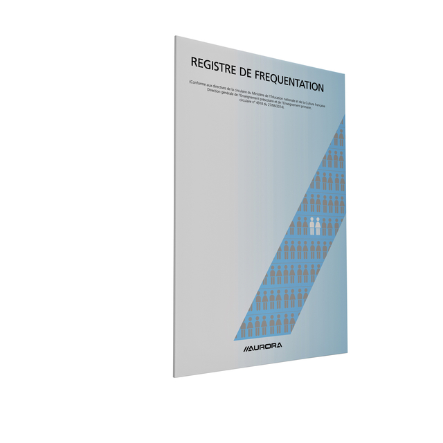 Aanwezigheidsregister Aurora A4 Franstalig 64 pagina&apos;s afbeelding
