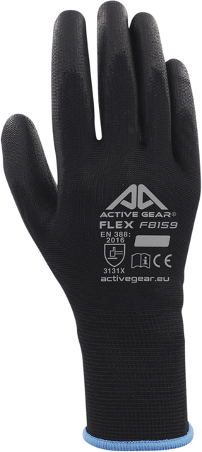 Handschoen ActiveGear grip PU-flex zwart large afbeelding