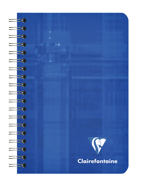 Notitieboek Clairefontaine A7+ 95x140 ruit 5x5 100blz 90gr assorti afbeelding