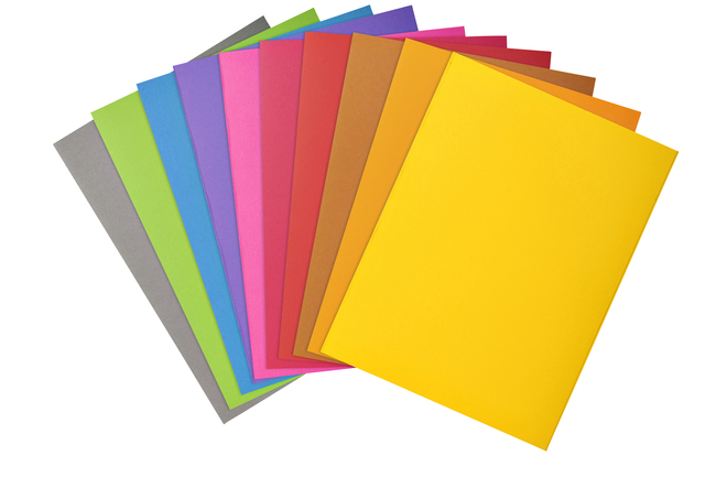 Vouwmap Exacompta ROCK&apos;S A4 80g assorti 100 stuks afbeelding