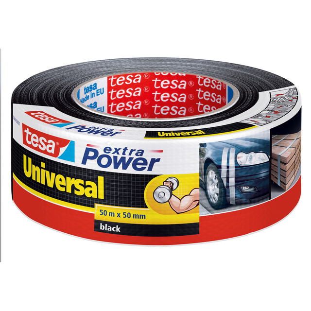 Duct tape tesa® extra Power Universal 50mx50mm zwart afbeelding