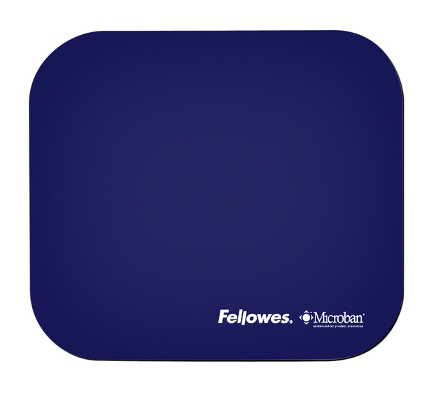 Muismat Fellowes Microban antibacterieel blauw afbeelding