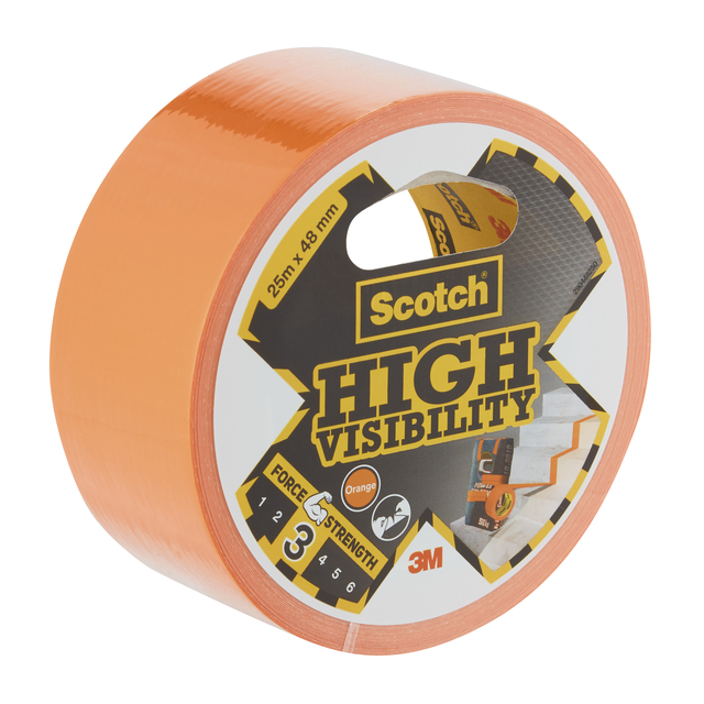 Plakband Scotch high visibility 48mmx25m oranje afbeelding