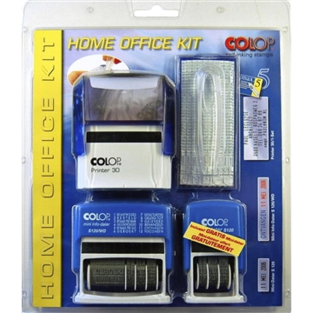 Stempel Colop starterset Home/Office zwart afbeelding