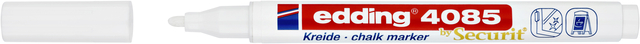 Krijtstift edding 4085 by Securit rond 1-2mm wit — Foto 2 van 2