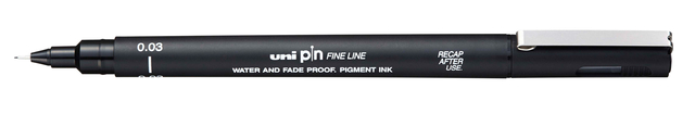 Fineliner Uni-ball Pin 0.03mm zwart afbeelding