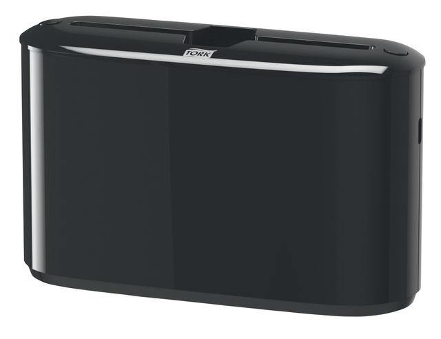 Handdoekdispenser Tork Xpress H2 Multifold Countertop Elevation zwart 552208 — Foto 2 van 2