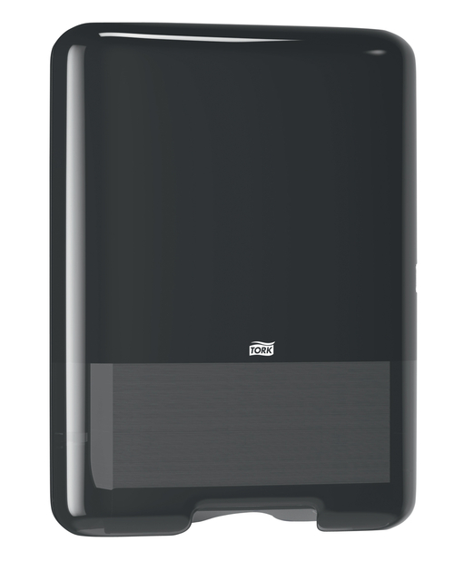 Handdoekdispenser Tork H3 Elevation zwart 553008 — Foto 2 van 2