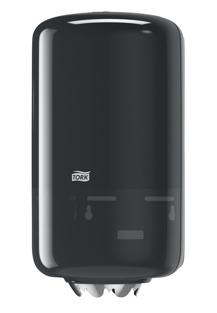 Poetspapierdispenser Tork M1 Elevation klein zwart 558008 — Foto 2 van 2