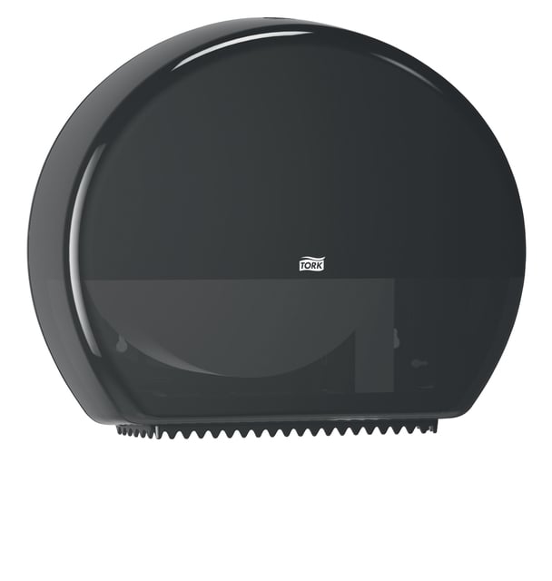 Toiletpapierdispenser Tork T1 Elevation jumbo zwart 554008 afbeelding