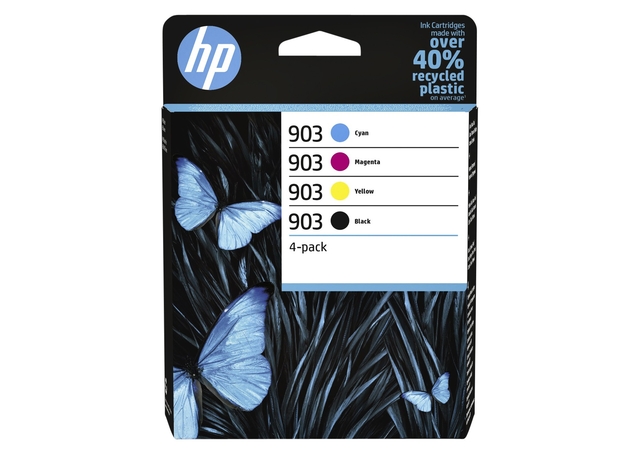 Inktcartridge HP 6ZC73AE 903 zwart + 3 kleuren afbeelding