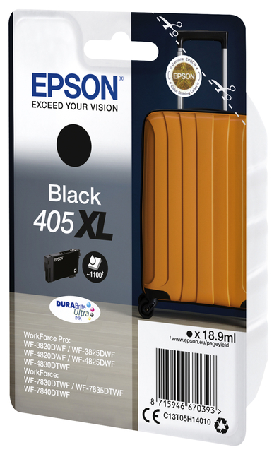 Inktcartridge Epson 405XL T05H14 zwart afbeelding