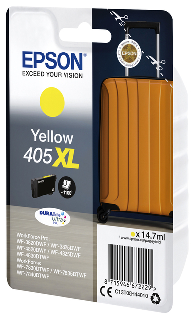 Inktcartridge Epson 405XL T05H44 geel afbeelding