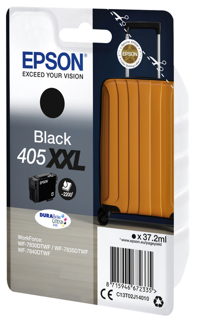 Inktcartridge Epson 405XXL T02J14 zwart afbeelding