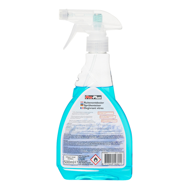 Ruitenontdooier ProPlus met triggerspray 500ml afbeelding