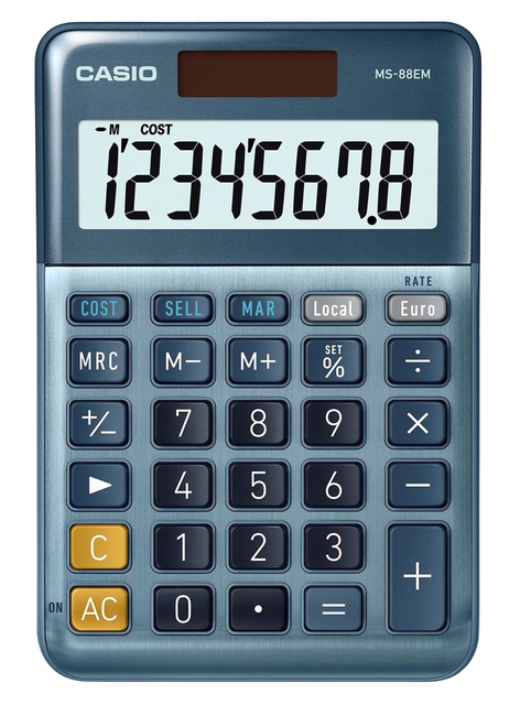 Rekenmachine Casio MS-88EM afbeelding