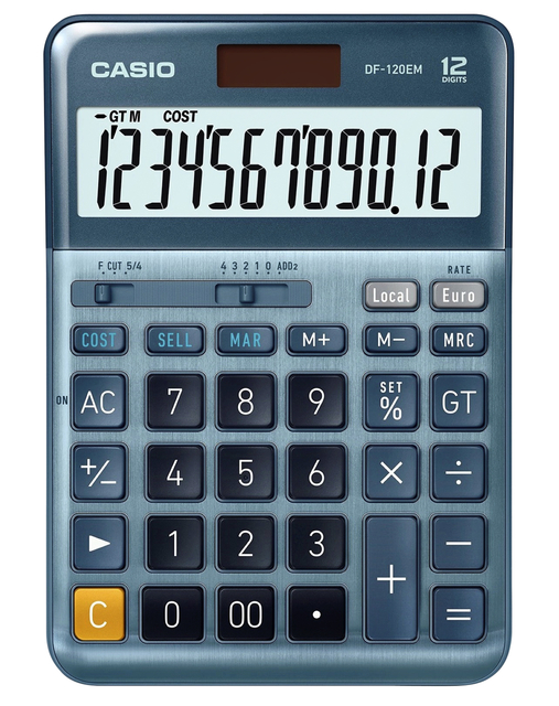 Rekenmachine Casio DF-120EM afbeelding