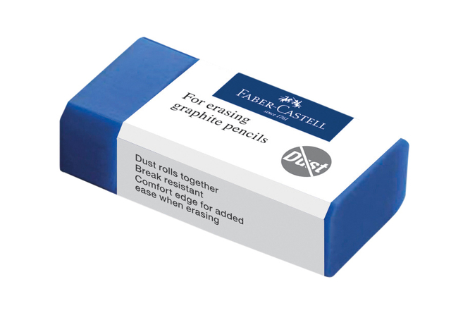 Gum Faber-Castell stofvrij blauw — Foto 2 van 2