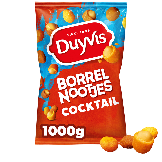 Borrelnootjes Duyvis cocktail zak 1000 gram afbeelding