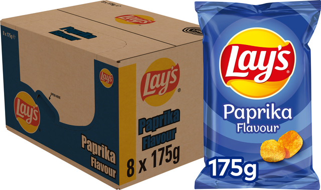 Chips Lay&apos;s paprika 175 gram afbeelding