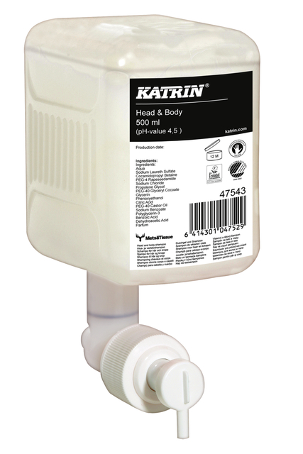 Handzeep Katrin Head & Body vloeibaar 500ml 47543 afbeelding