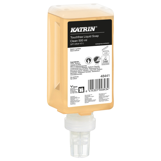 Handzeep Katrin Pure Neutral vloeibaar touchfree 500ml 48441 afbeelding