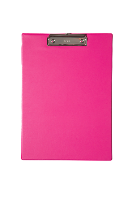 Klembord MAUL A4 staand PVC neon roze afbeelding