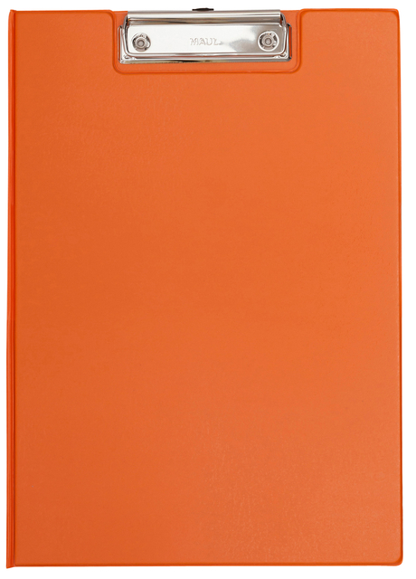 Klembordmap MAUL A4 staand met penlus PVC neon oranje afbeelding
